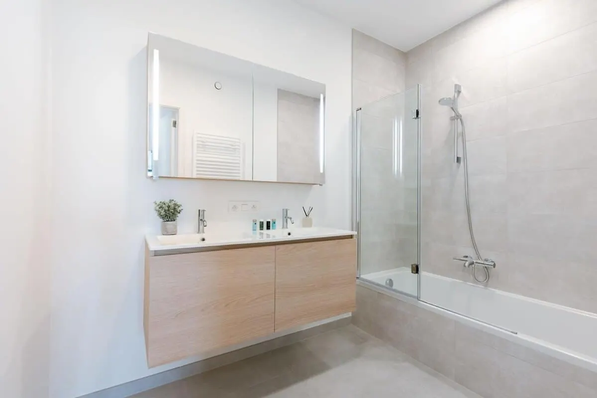 公寓 Huswell - Stylish 2 Bedroom With Terrace And Parking 奥斯滕德